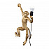 Monkey Lamp Gold Wall Left Светильник Настенный