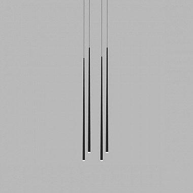 Vibia Slim 4 Black Square Mini by Jordi Vilardell