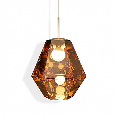 Светильник Cut Tall Pendant Gold by Tom Dixon