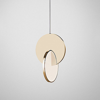 Светильник Eclipse Pendant Light Gold by Lee Broоm