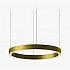 Luminous Horizontal Ring D80 Brass