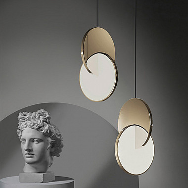 Светильник Eclipse Pendant Light Gold by Lee Broоm