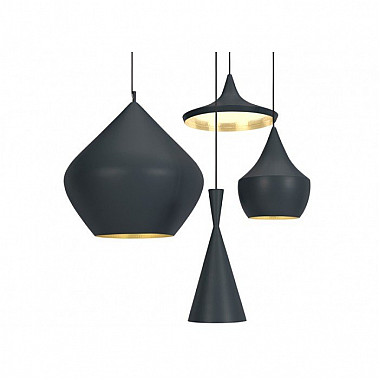 Светильник Beat Light Fat by Tom Dixon Black