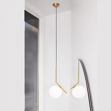 Светильник Flos IC Lighting S Gold Pendant Lamp by Michael Anastassiades