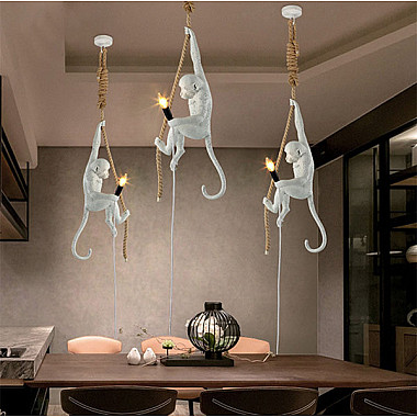 Monkey Lamp White Right Светильник Подвесной