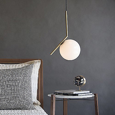 Светильник Flos IC Lighting S Gold Pendant Lamp by Michael Anastassiades