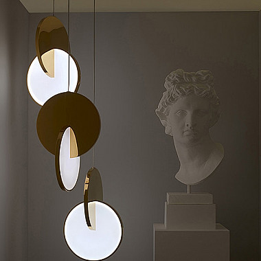 Люстра Eclipse Chandelier Gold by Lee Broоm