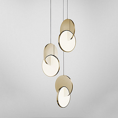 Люстра Eclipse Chandelier Gold by Lee Broоm