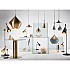 Cветильник Beat Light Wide by Tom Dixon Gold