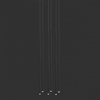 Vibia Slim 6 Black Rectangle Mini by Jordi Vilardell