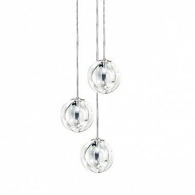 Puppet Chandelier Clear 3 by Vistosi