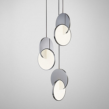 Люстра Eclipse Chandelier Chrome by Lee Broоm