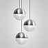 Lens Flair Chandelier 3 by Lee Broоm Chrome