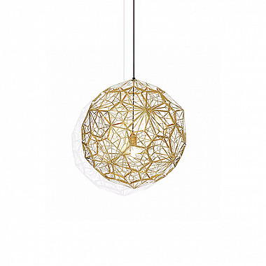 Светильник Etch Web Gold by Tom Dixon D30