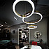 Luminous Horizontal Ring D90 Brass