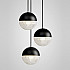 Lens Flair Chandelier 3 by Lee Broоm Black