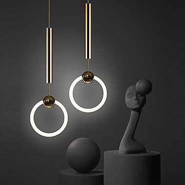 Светильник Ring Light Black by Lee Broom D20
