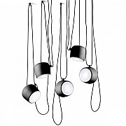 Светильник подвесной Flos Aim 5 Black by Ronan & Erwan Bouroullec