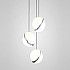 Crescent Chandelier 3 by Lee Broоm Chrome