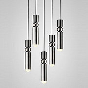 Люстра Fulcrum Light 5 lamps by Lee Broоm Chrome