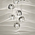 Mizu 5 Five Pendant Chandelier by Terzani