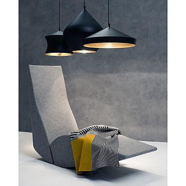 Светильник Beat Light Wide by Tom Dixon Black