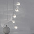 Mizu 5 Five Pendant Chandelier by Terzani