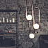 Подвесной светильник Mila Triple Gold D18 by Matthew McCormick