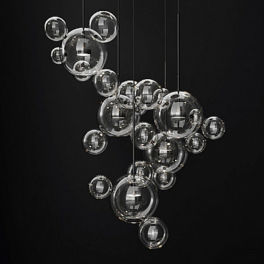 Светильник Bolle 06 Bubbles Black by Giapato & Coombes