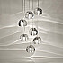 Mizu 7 Seven Pendant Chandelier by Terzani