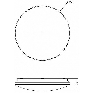 Потолочный светильник Euro LED 348021