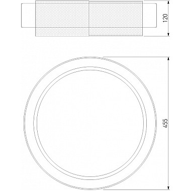 Потолочный светильник Imperio 90286/1 белый/серебро Smart