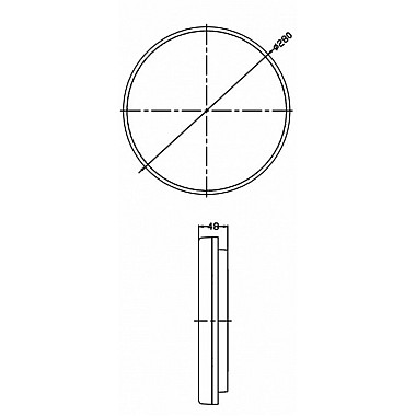 Потолочный светильник Altais 348144