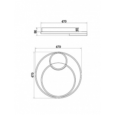 Потолочный светильник Nation Market FR10028CL-L80W