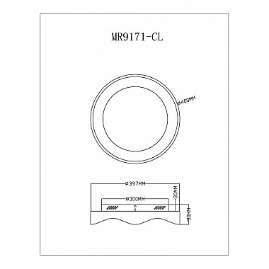 Потолочный светильник Diona MR9171-CL