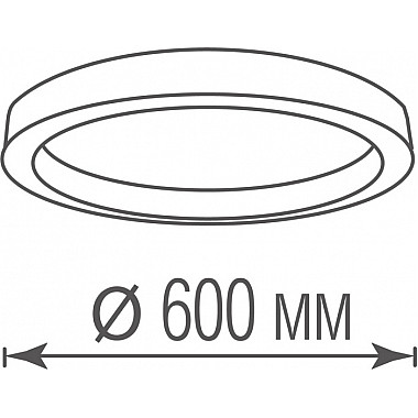 Потолочный светильник Aura DL600C54NW Black