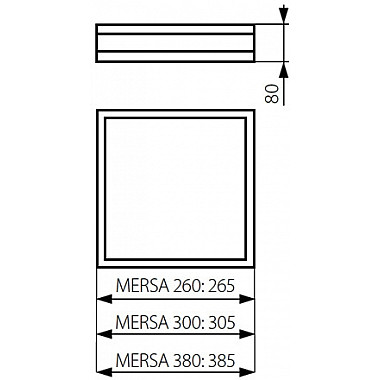 Потолочный светильник MERSA 25678