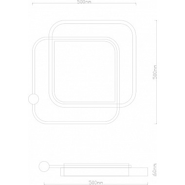 Потолочный светильник Albireo A2658PL-58GO