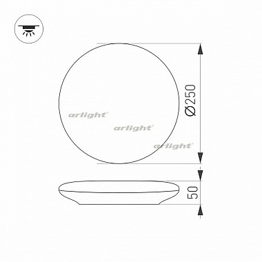 Потолочный светильник FRISBEE 030110
