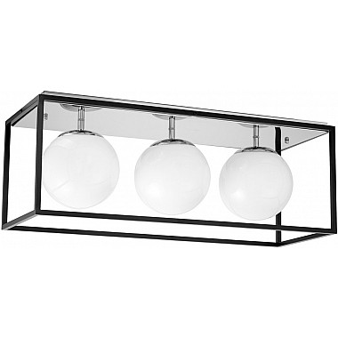 Потолочный светильник Maldini LDC 8060-3 CHR+BK