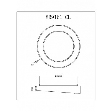 Потолочный светильник Rhea MR9161-CL