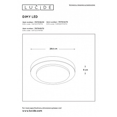 Потолочный светильник Dimy 79179/12/30