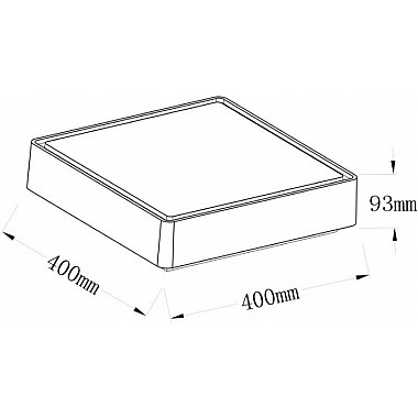 Потолочный светильник Quadrata 348008