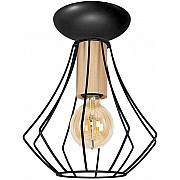 Потолочный светильник MD.9051-1-S-BK+WOOD