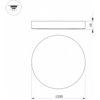 Потолочный светильник SP-FLOWER 049793