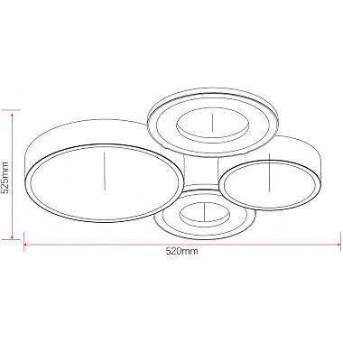 Потолочный светильник Aliona 6161-701