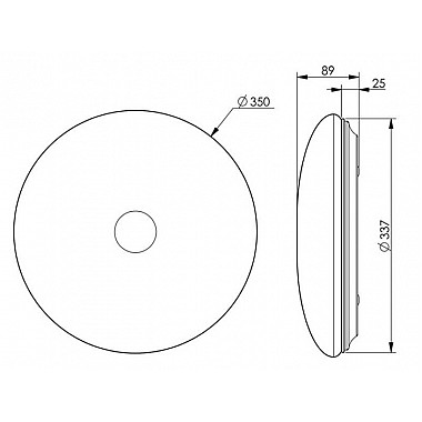 Потолочный светильник Euro LED 342047