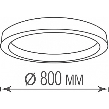 Потолочный светильник Aura DL800C72WW Black