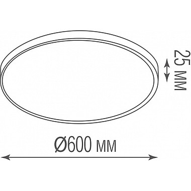 Потолочный светильник Disco DL20171R48W1B