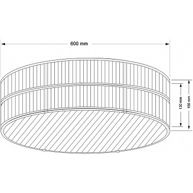 Потолочный светильник Lavone LAV-PLM-6(BN)600-2